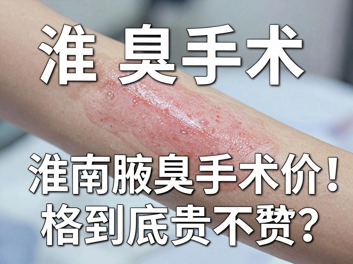 淮南腋臭手术多少钱？揭秘腋臭手术费用真相，淮南腋臭手术价格到底贵不贵？