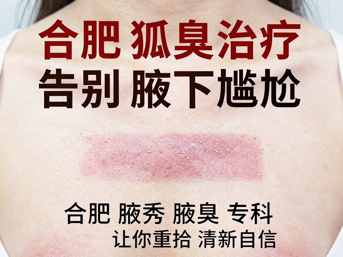 合肥狐臭治疗，告别腋下尴尬，合肥腋秀腋臭专科让你重拾清新自信