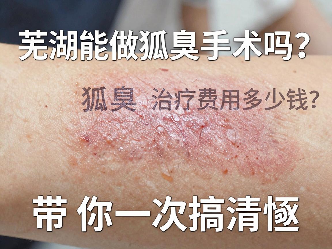 芜湖能做狐臭手术吗？狐臭治疗费用多少钱？带你一次搞清楚