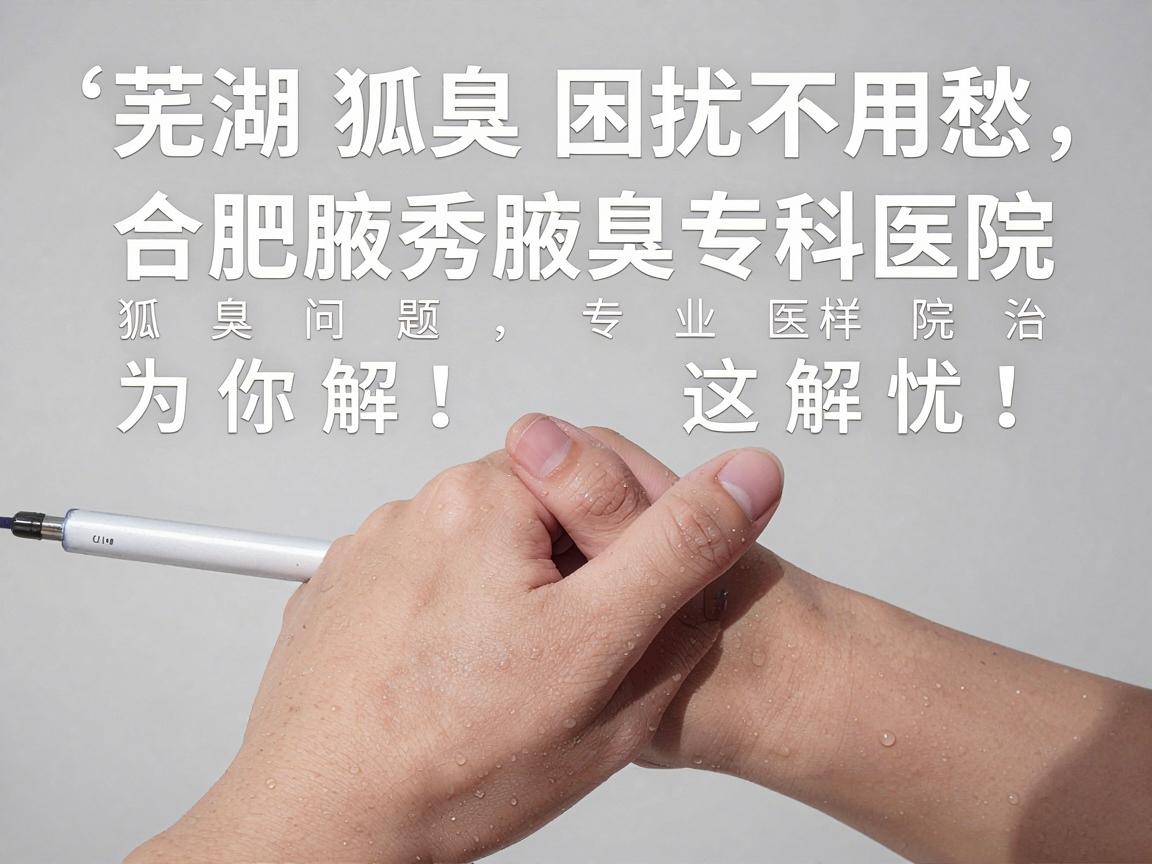 芜湖狐臭困扰不用愁，合肥腋秀腋臭专科医院为你解忧，狐臭问题，专业医院这样治