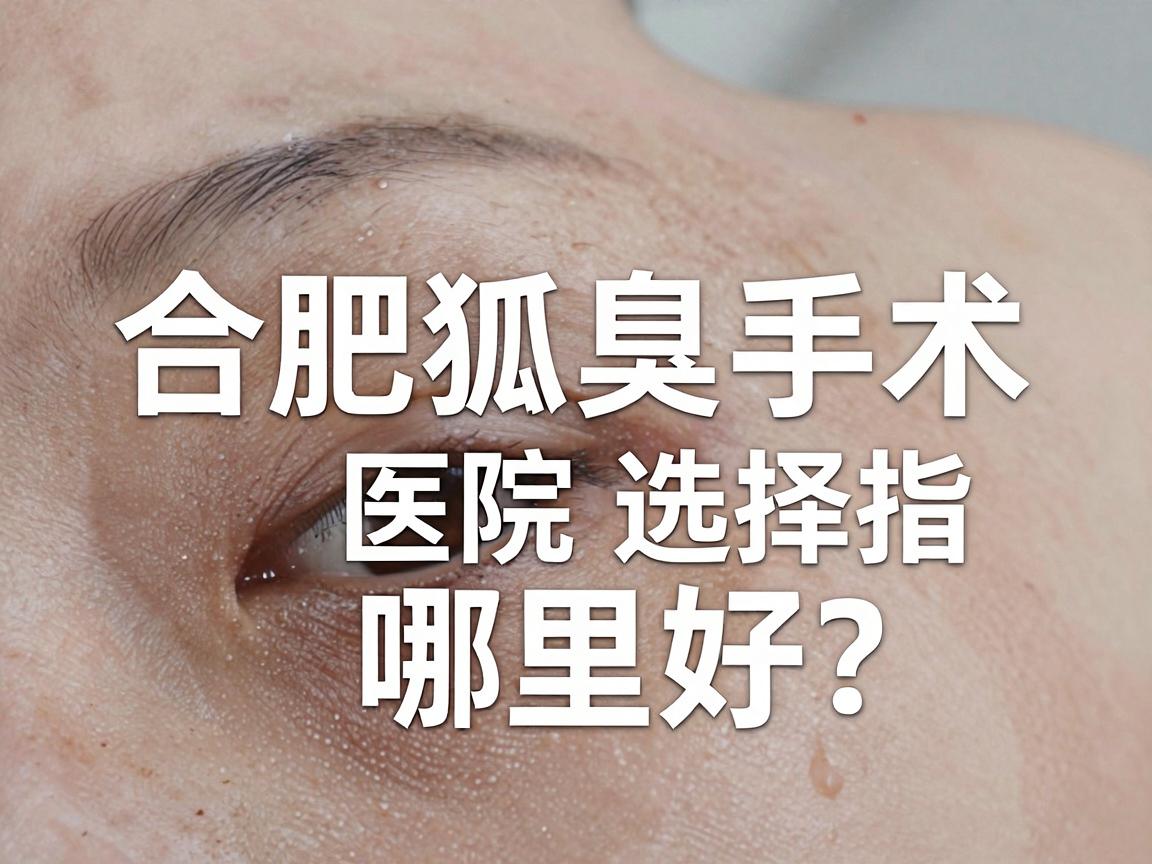 合肥狐臭手术哪里好？合肥狐臭手术医院选择指南
