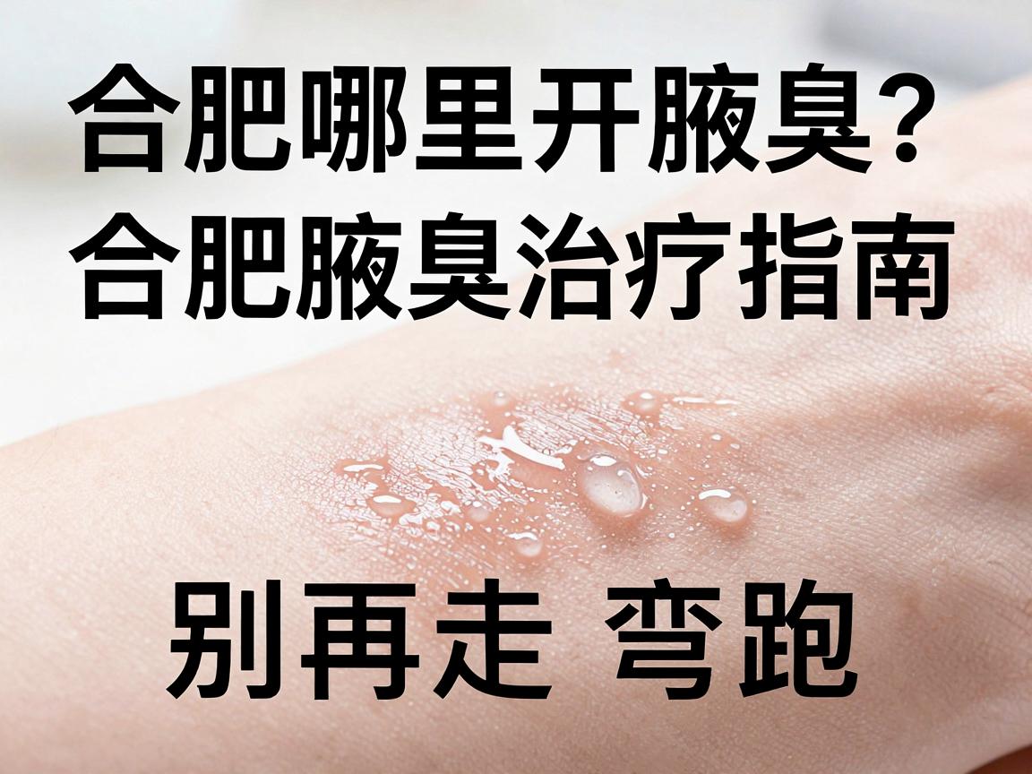 合肥哪里开腋臭？合肥腋臭治疗指南，别再走弯路