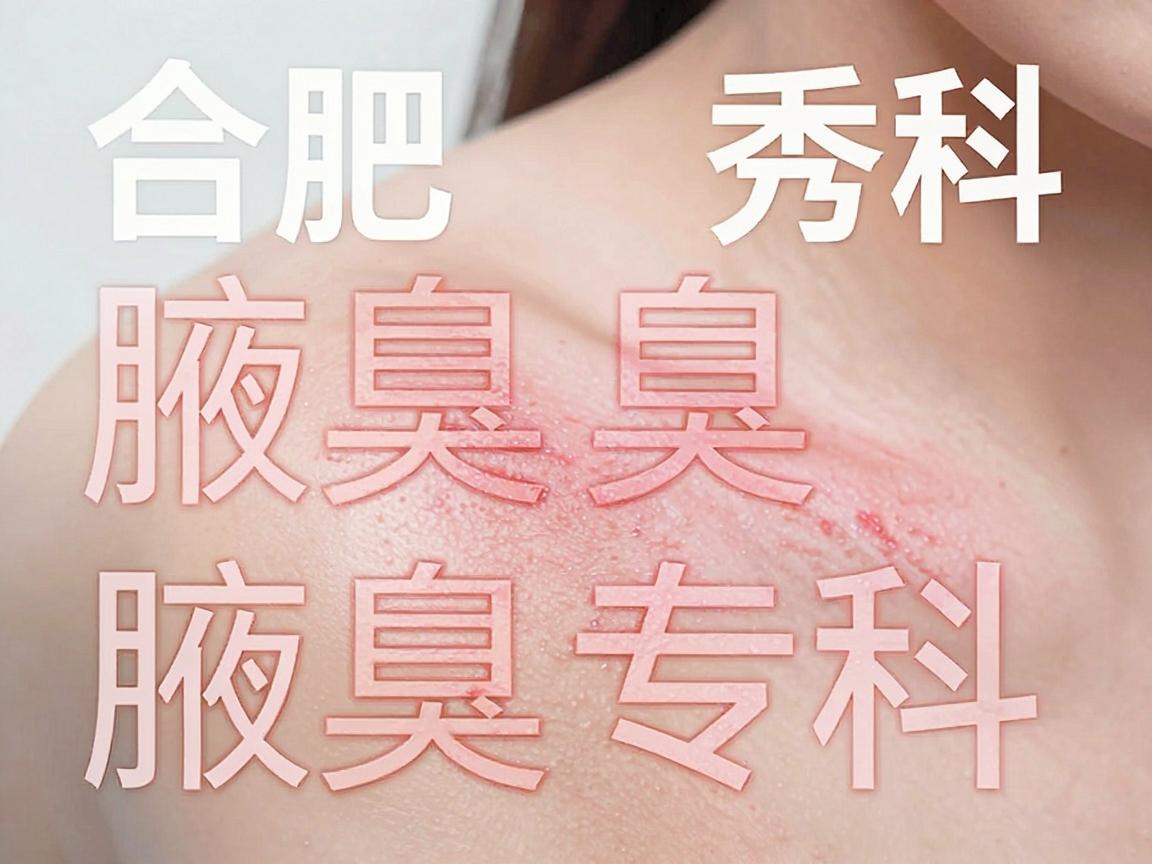 合肥腋秀腋臭专科，腋臭问题别焦虑，合肥看腋臭选对方法很关键