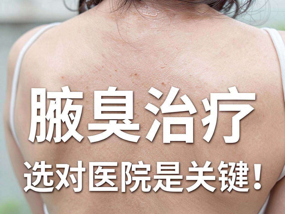 合肥腋臭治疗，选对医院是关键，合肥腋臭医院怎么挑才靠谱？