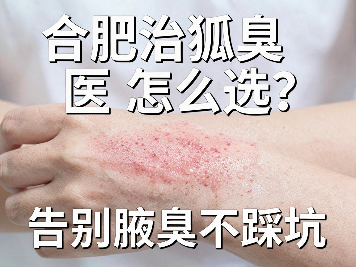 合肥治狐臭医院怎么选？选对医院，告别腋臭不踩坑