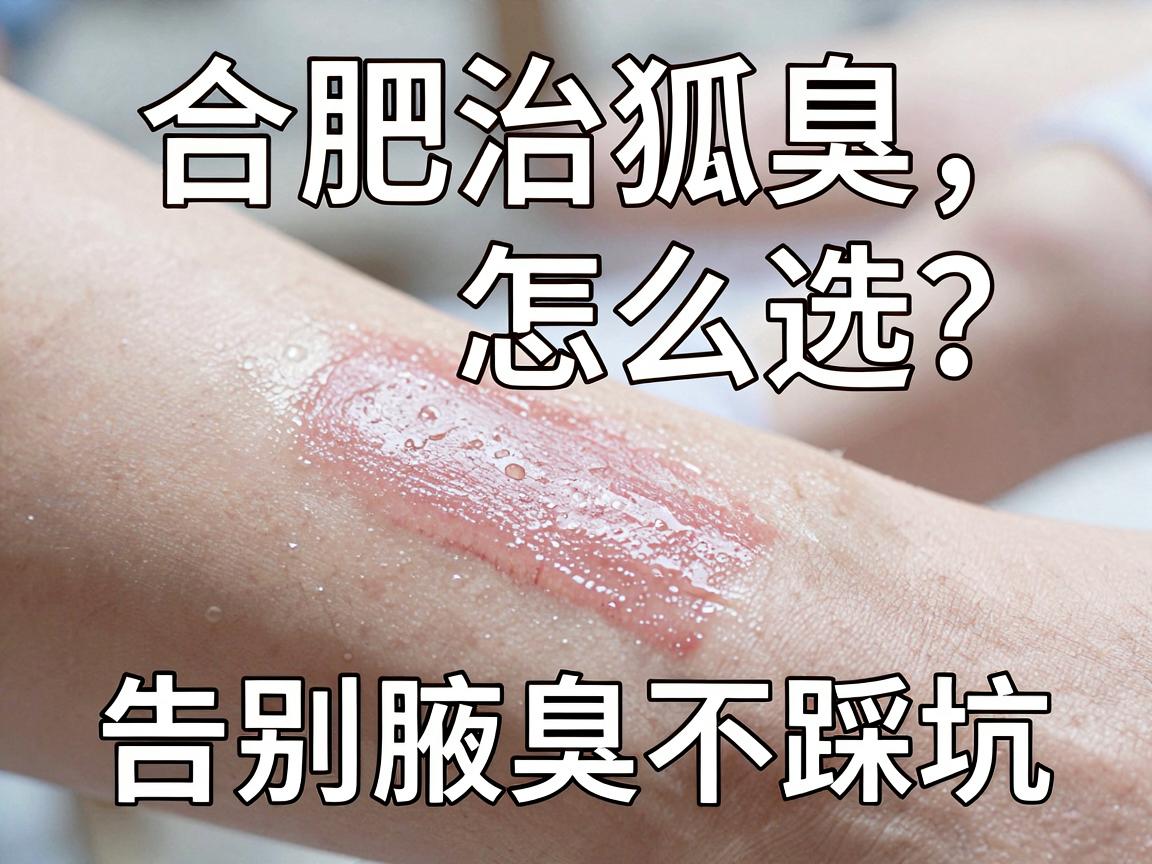 合肥治狐臭医院怎么选？选对医院，告别腋臭不踩坑