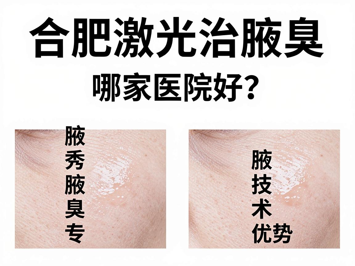 合肥激光治腋臭，哪家医院好？深度对比合肥腋秀腋臭专科的技术优势