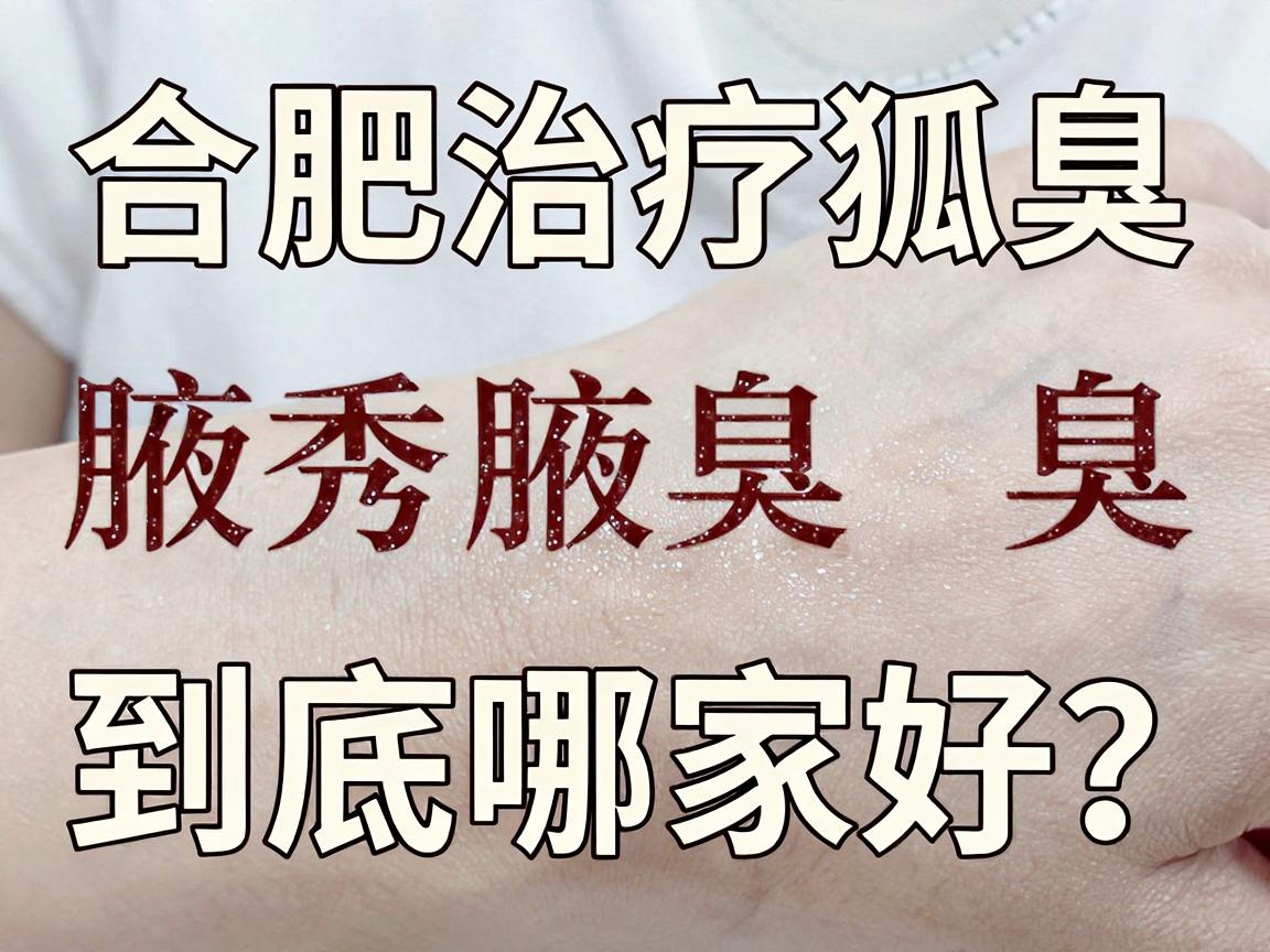 合肥治疗狐臭，到底哪家好？合肥腋秀腋臭专科带你避坑