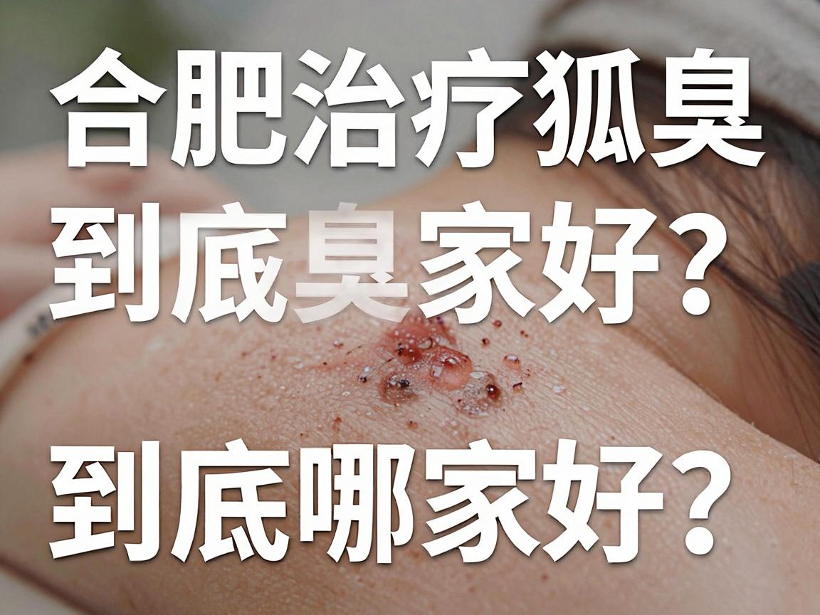 合肥治疗狐臭，到底哪家好？合肥腋秀腋臭专科带你避坑