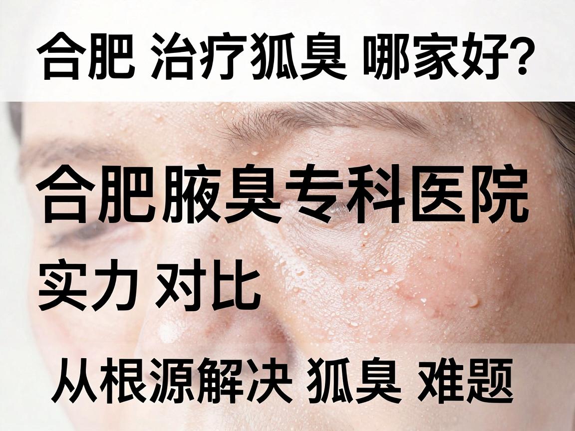 合肥治疗狐臭哪家好？合肥腋臭专科医院实力对比，从根源解决狐臭难题