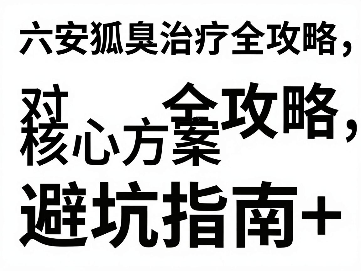 六安治疗狐臭医院怎么选？六安狐臭治疗全攻略，避坑指南+核心方案对比