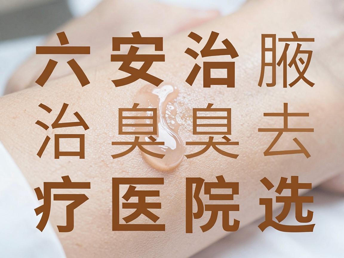 六安治腋臭去哪家医院？六安本地腋臭治疗医院怎么选？