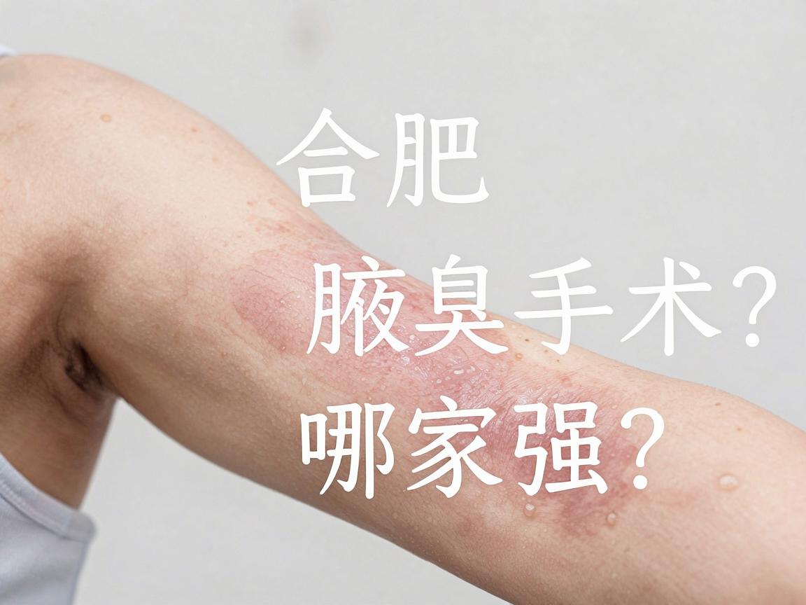 合肥腋臭手术哪家强？深度解析合肥腋臭专科医院选择要点