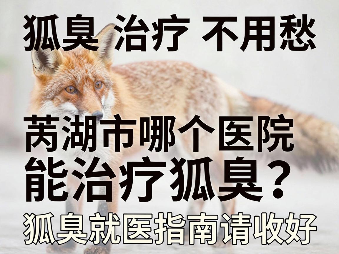 狐臭治疗不用愁，芜湖市哪个医院能治疗狐臭？这份狐臭就医指南请收好
