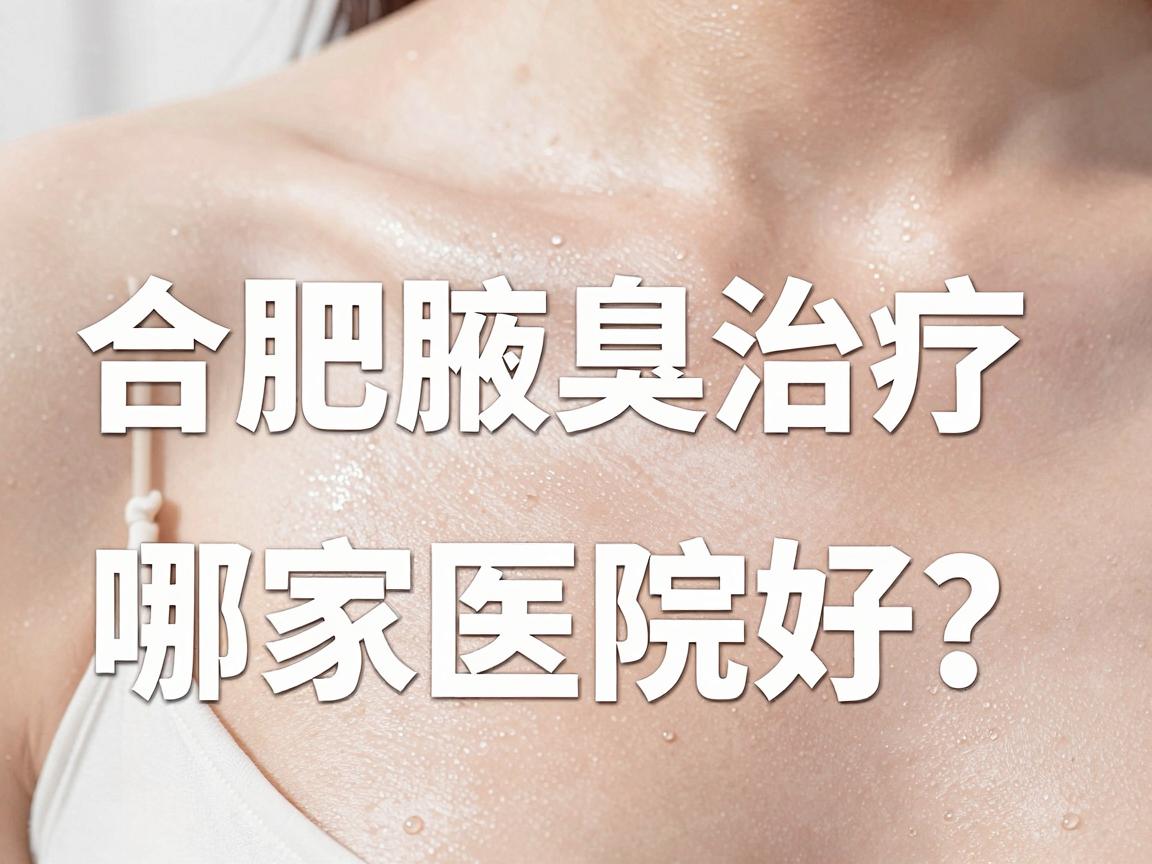 合肥腋臭治疗哪家医院好？专业解读腋臭治疗医院选择与护理要点