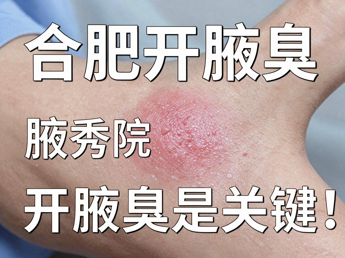 合肥开腋臭，选对医院开腋臭是关键，合肥腋秀开腋臭的避坑指南