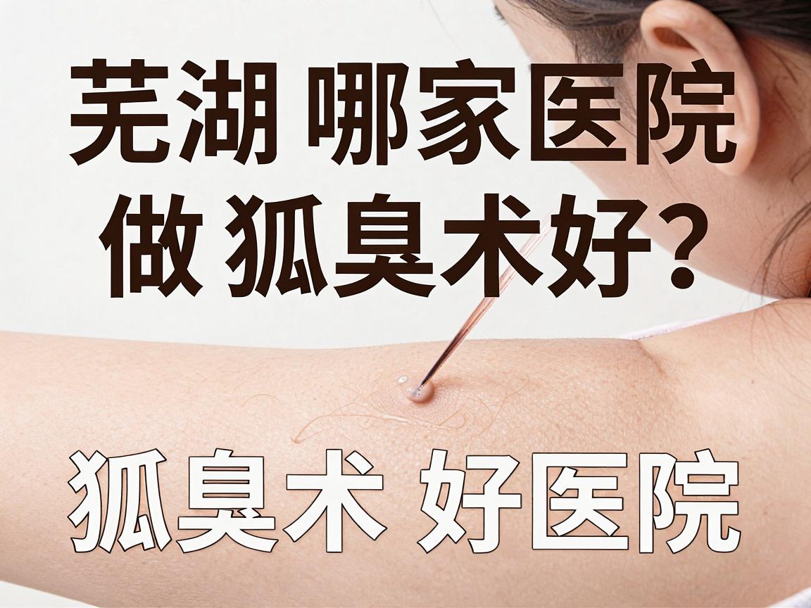 芜湖哪家医院做狐臭术好？揭秘选择狐臭术好医院的关键标准