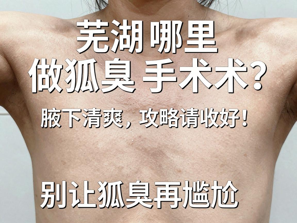 芜湖哪里做狐臭手术?这份腋下清爽攻略请收好!别让狐臭再尴尬 芜湖哪里做狐臭手术?这份腋下清爽攻略请收好!别让狐臭再尴尬