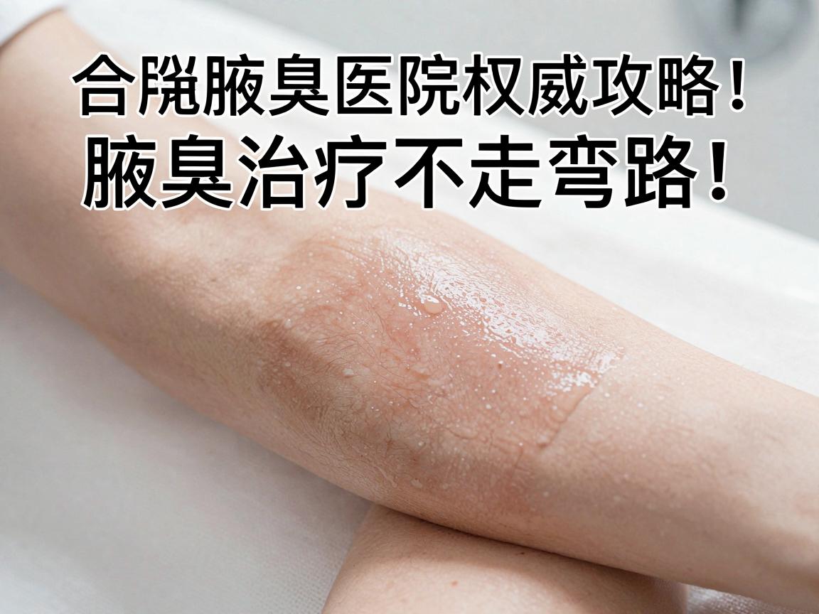 腋臭手术要慎选！合肥腋臭医院权威攻略，腋臭治疗不走弯路