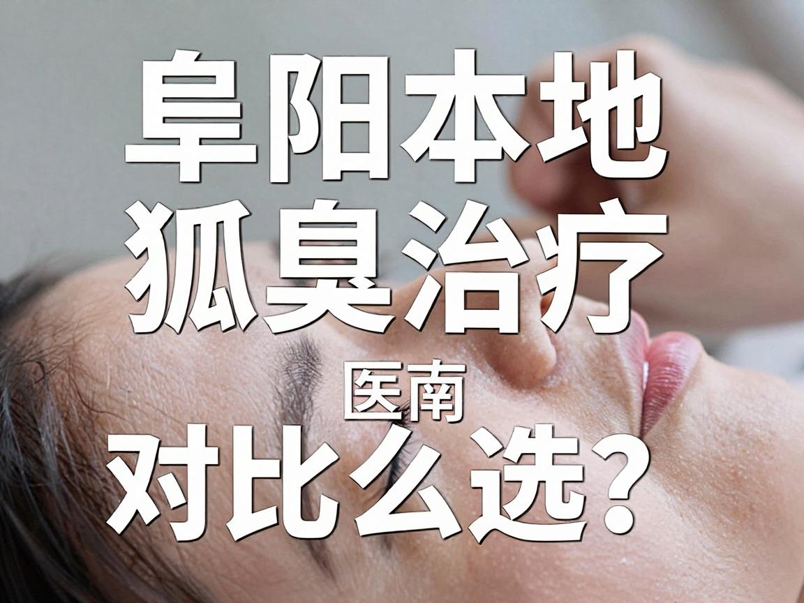 阜阳狐臭手术医院怎么选？阜阳本地狐臭治疗医院对比指南