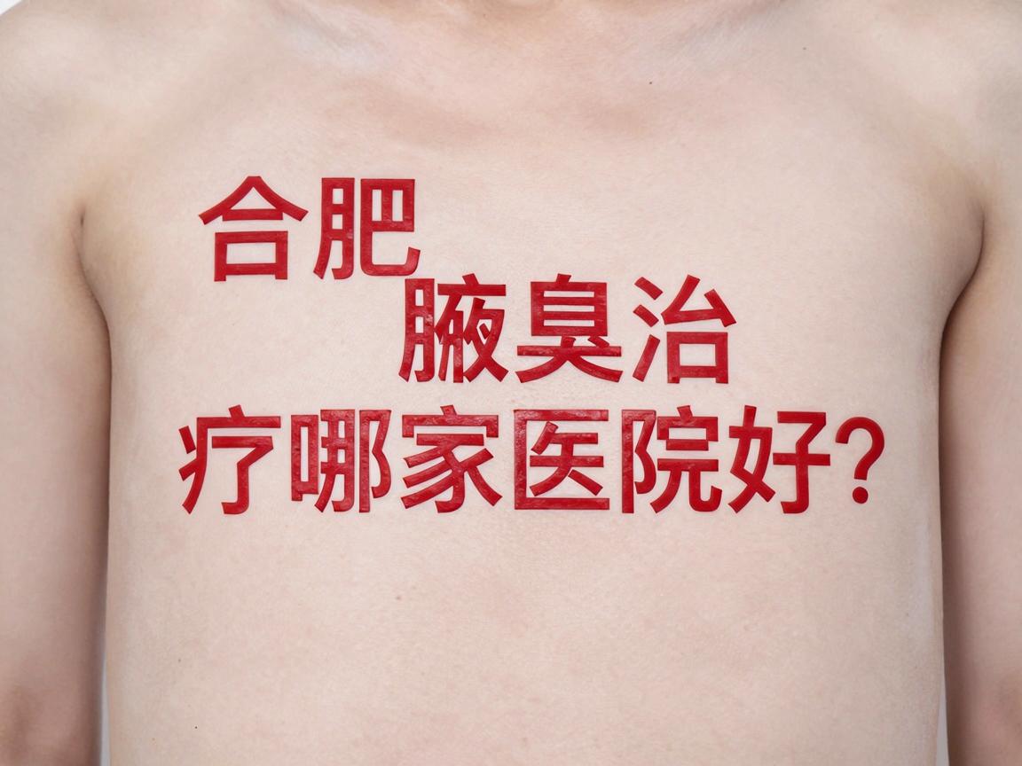合肥腋臭治疗哪家医院好？腋秀腋臭专科告诉你，治疗腋臭，选对医院是关键
