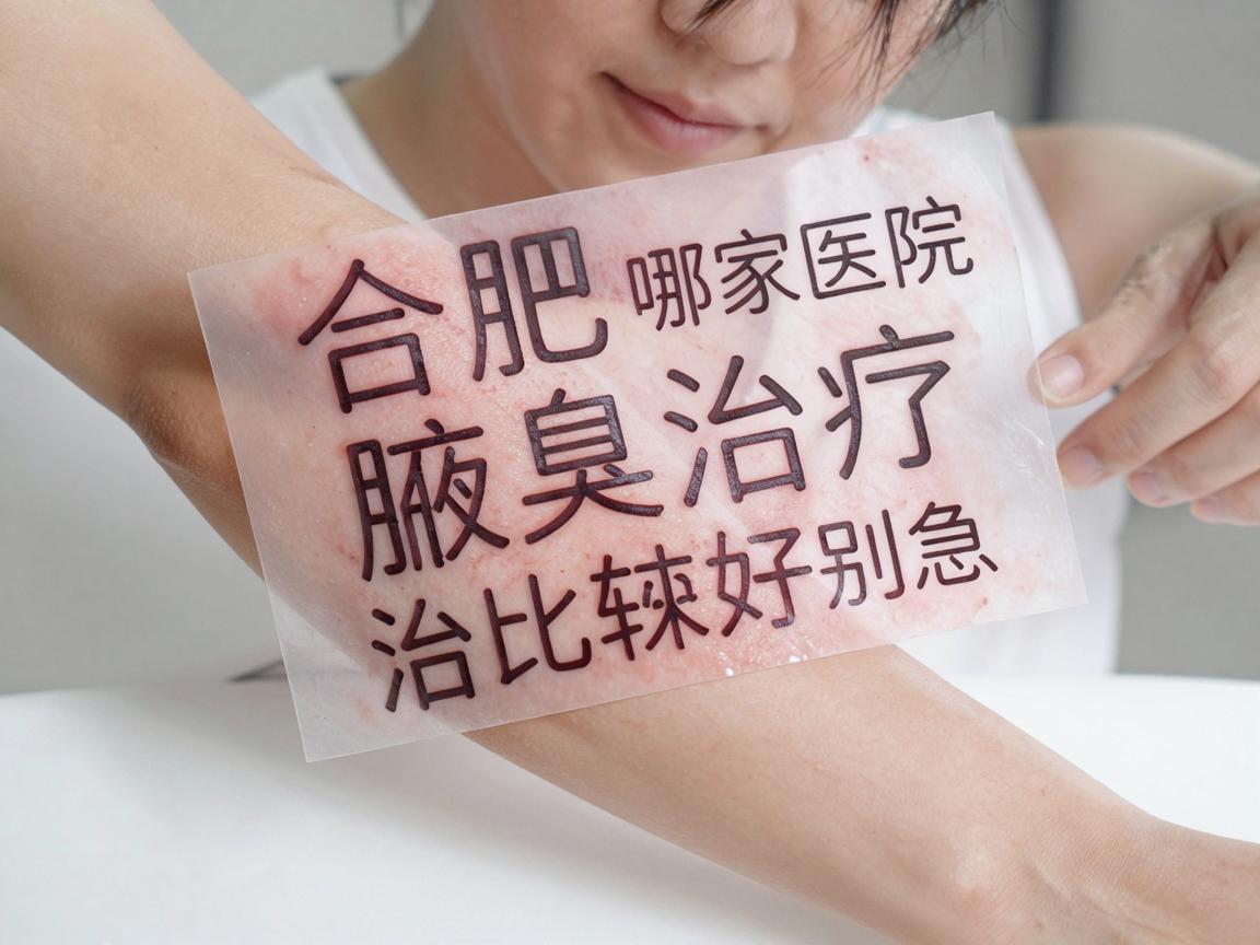 合肥腋臭治疗，狐臭合肥哪家医院治比较好？别急，先看懂这些再选院