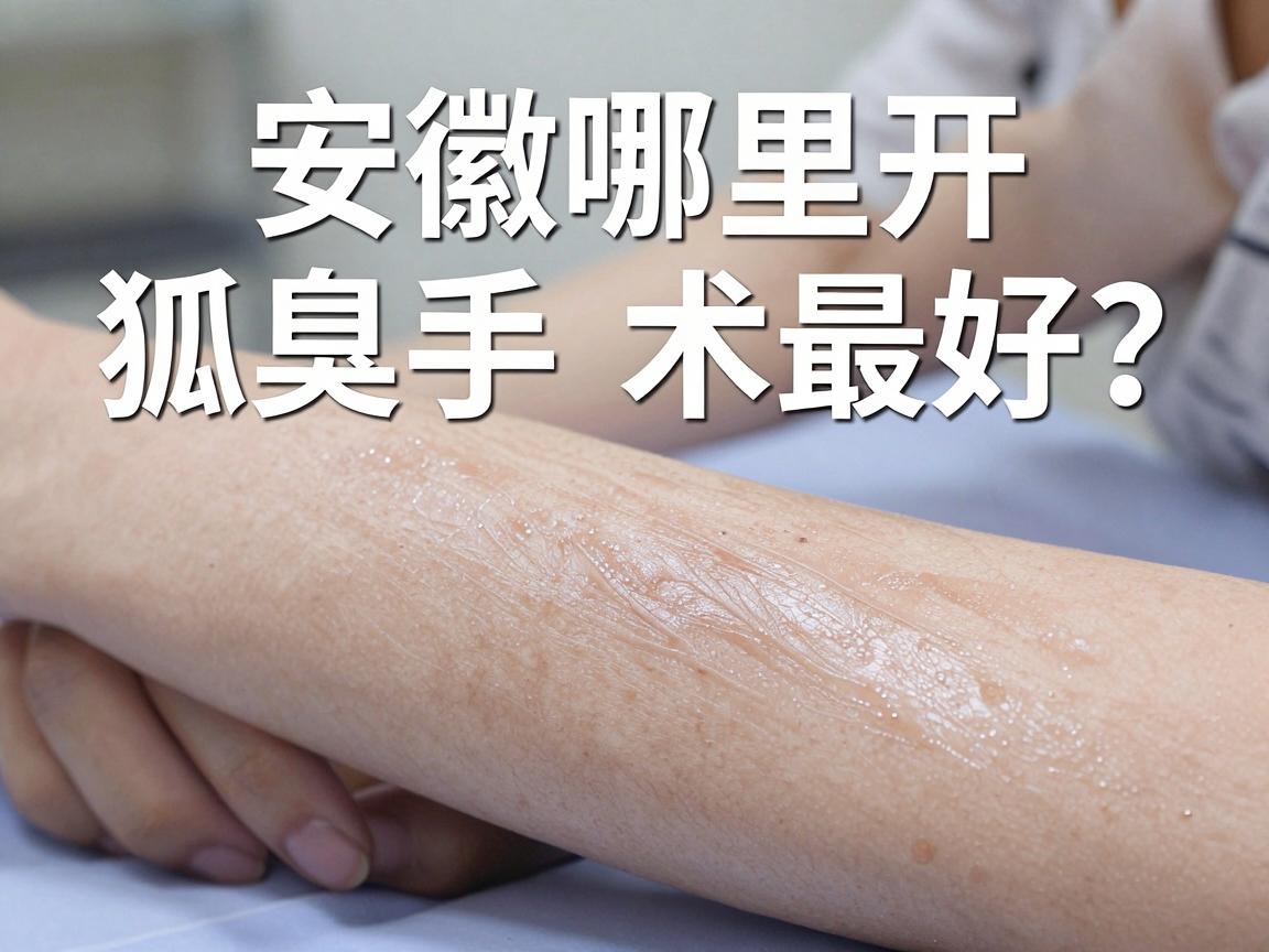 安徽哪里开狐臭手术最好？合肥腋秀告诉你，狐臭手术选对医院是关键