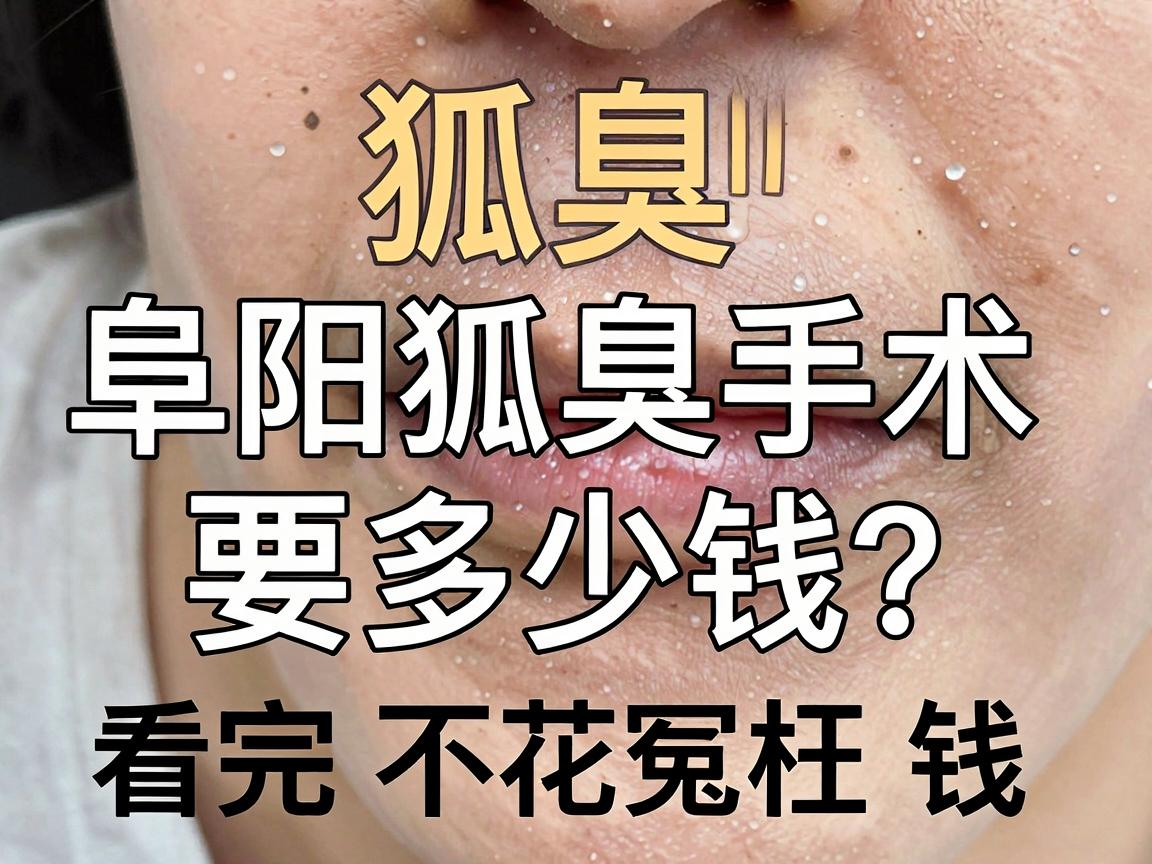 阜阳割狐臭要多少钱？阜阳狐臭手术价格解析，看完不花冤枉钱