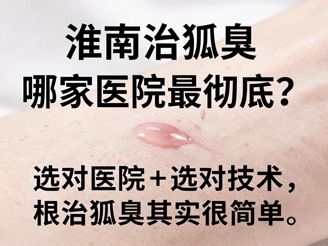 淮南治狐臭哪家医院最彻底？选对医院+选对技术，根治狐臭其实很简单