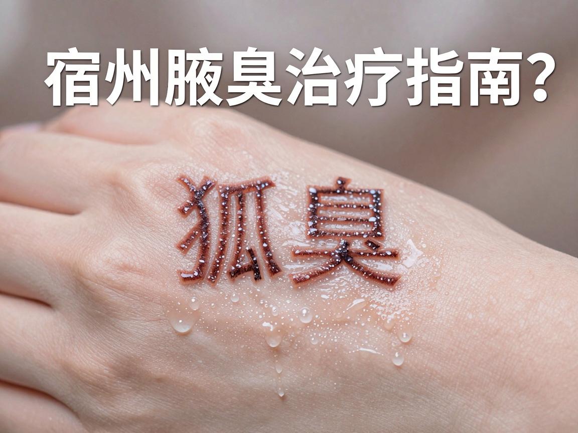 宿州治狐臭？宿州腋臭治疗指南，别让宿州成为你绕弯路的代名词