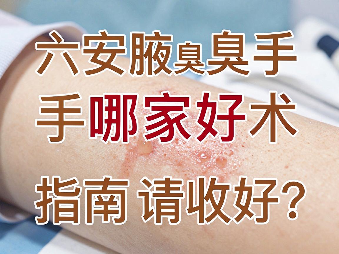 六安腋臭手术哪家好？这份六安腋臭手术指南请收好