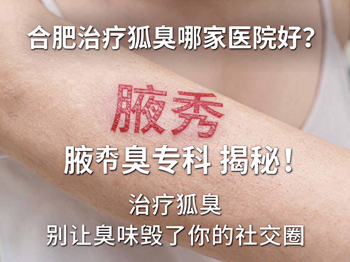 合肥治疗狐臭哪家医院好？腋秀腋臭专科揭秘，治疗狐臭，别让臭味毁了你的社交圈