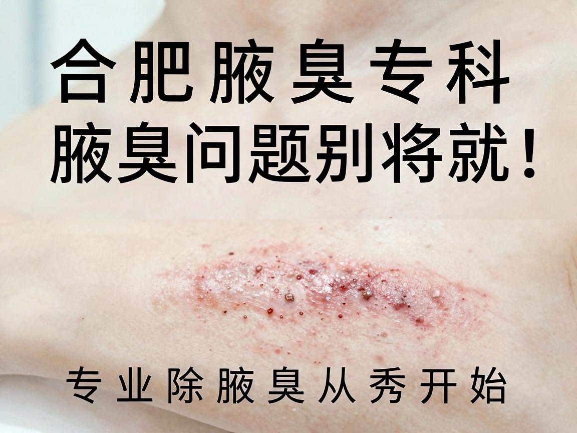 合肥腋秀腋臭专科，腋臭问题别将就，专业除腋臭从秀开始