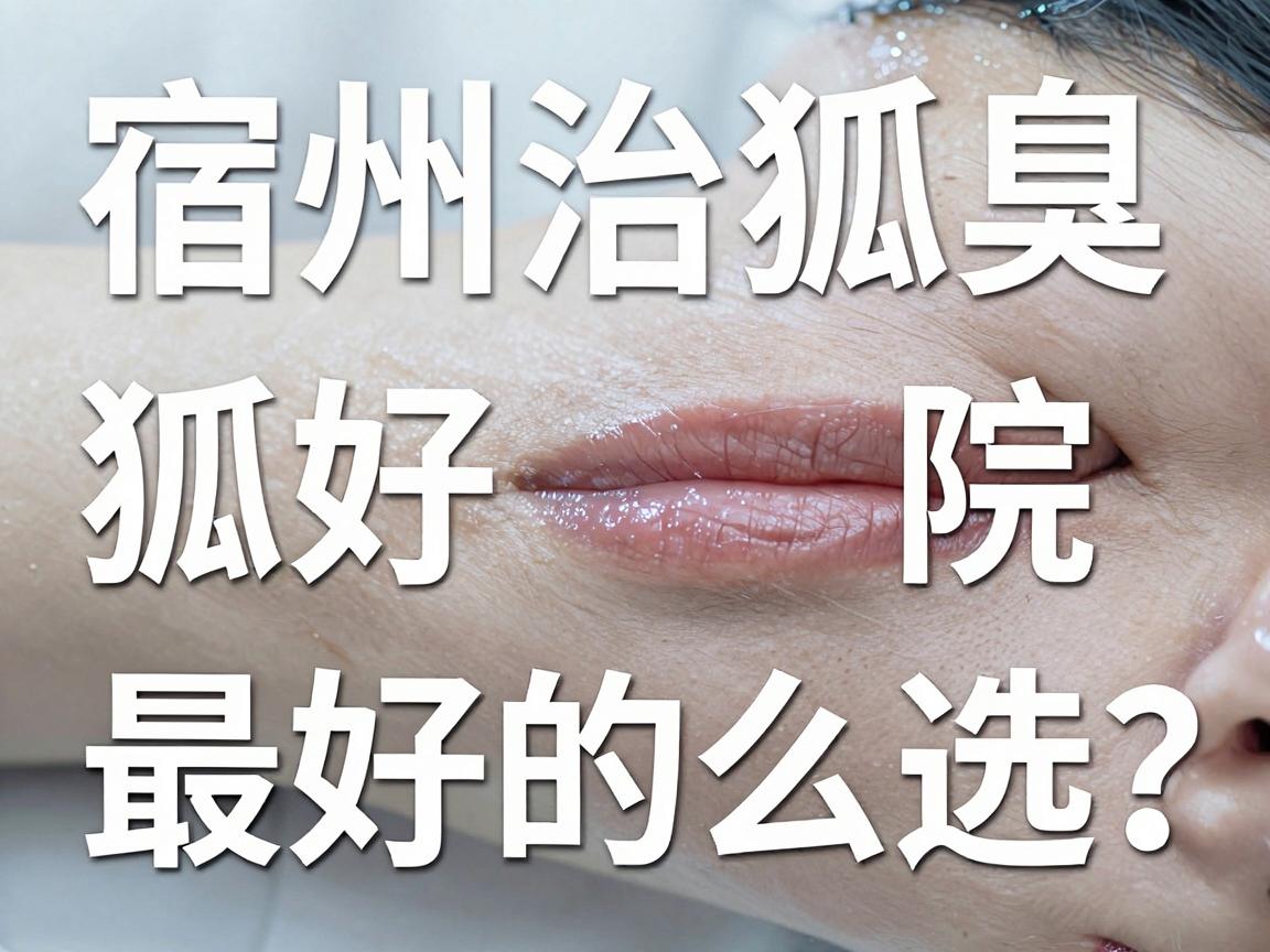 宿州治狐臭最好的医院怎么选？治狐臭的医院关键看这三点