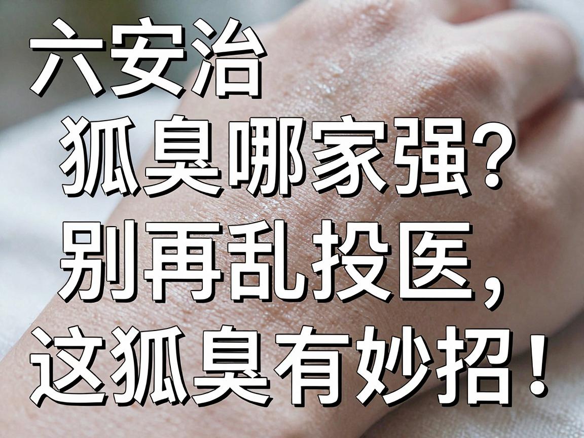 六安治狐臭哪家强？别再乱投医，这家医院治狐臭有妙招！