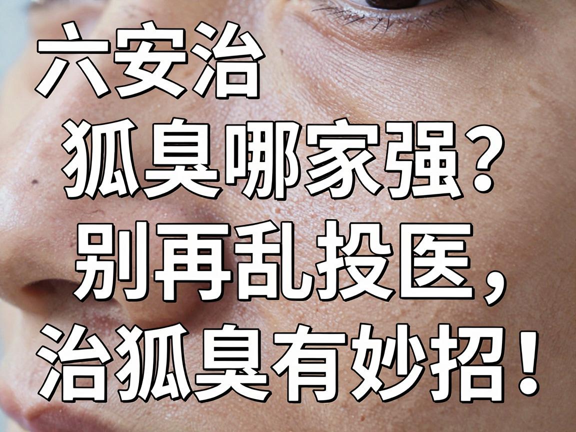 六安治狐臭哪家强？别再乱投医，这家医院治狐臭有妙招！