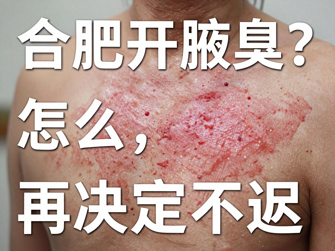 合肥腋臭医院怎么选？合肥开腋臭，看完这篇再决定不迟
