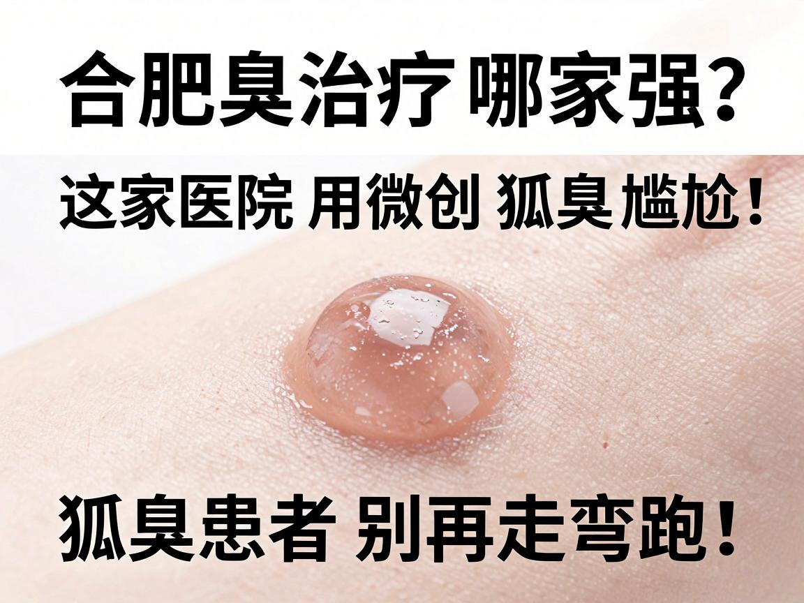 合肥狐臭治疗哪家强？这家医院用微创终结狐臭尴尬，狐臭患者别再走弯路！
