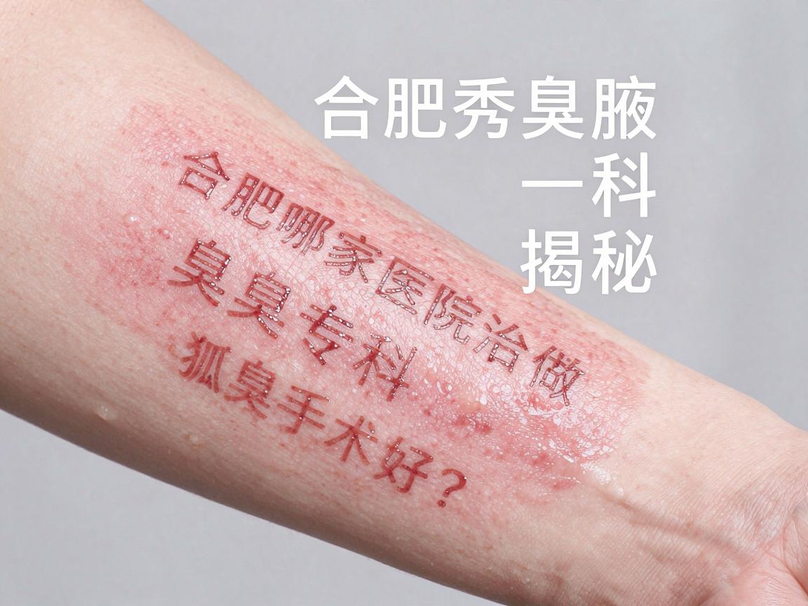 合肥腋秀腋臭专科揭秘，合肥哪家医院做狐臭手术好？合肥狐臭治疗到底怎么选？
