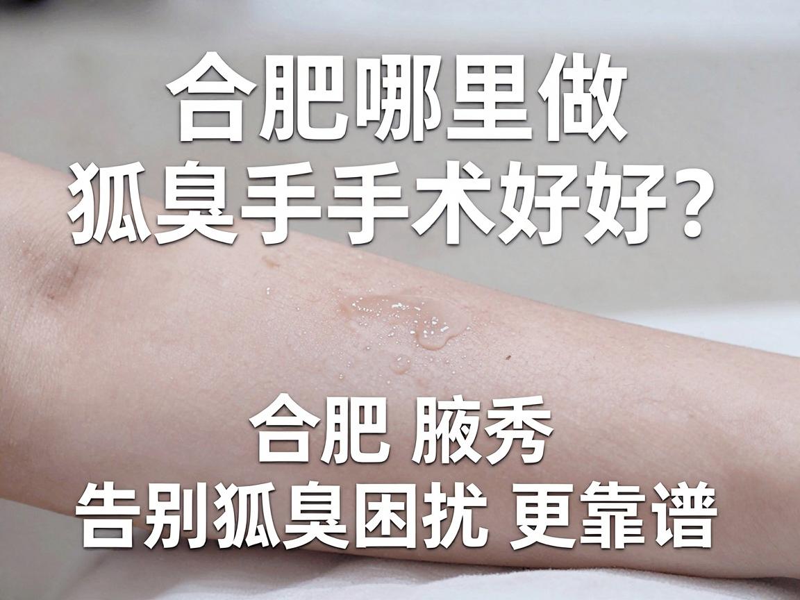 合肥哪里做狐臭手术好？选对合肥腋秀，告别狐臭困扰更靠谱