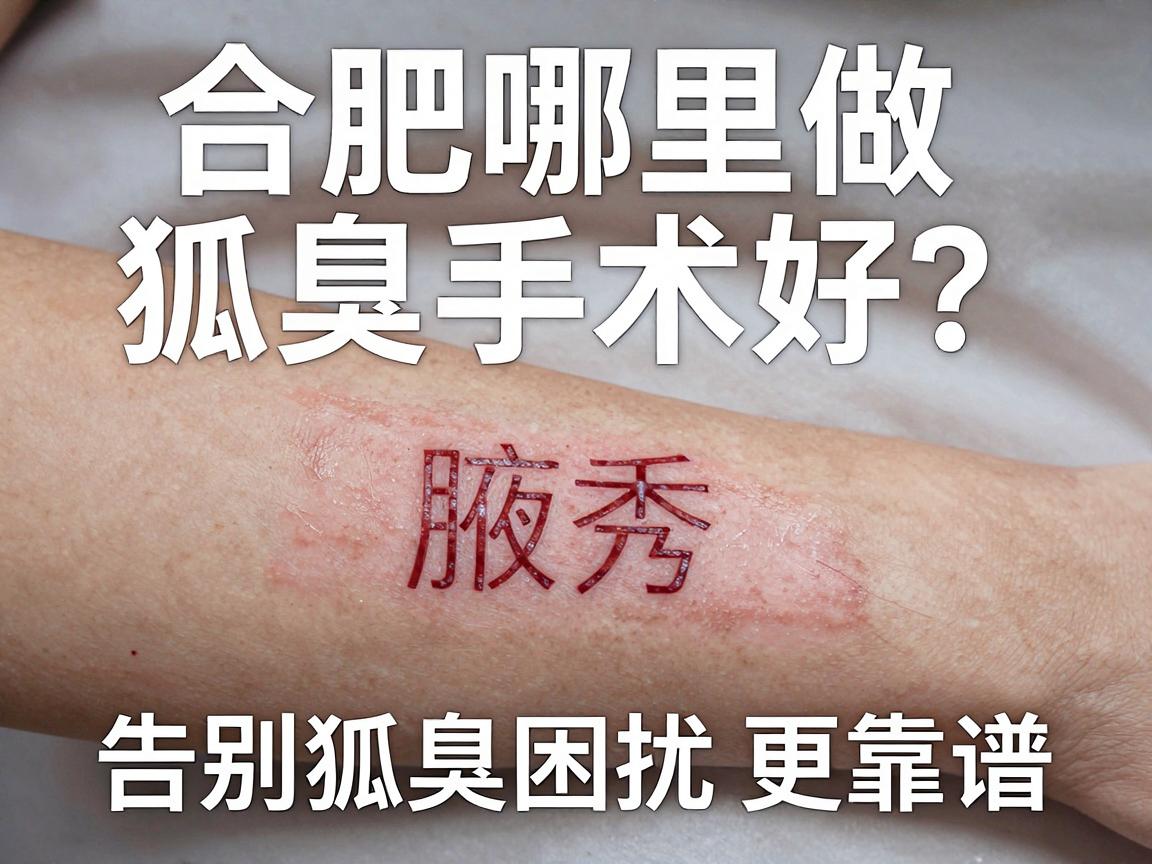 合肥哪里做狐臭手术好？选对合肥腋秀，告别狐臭困扰更靠谱