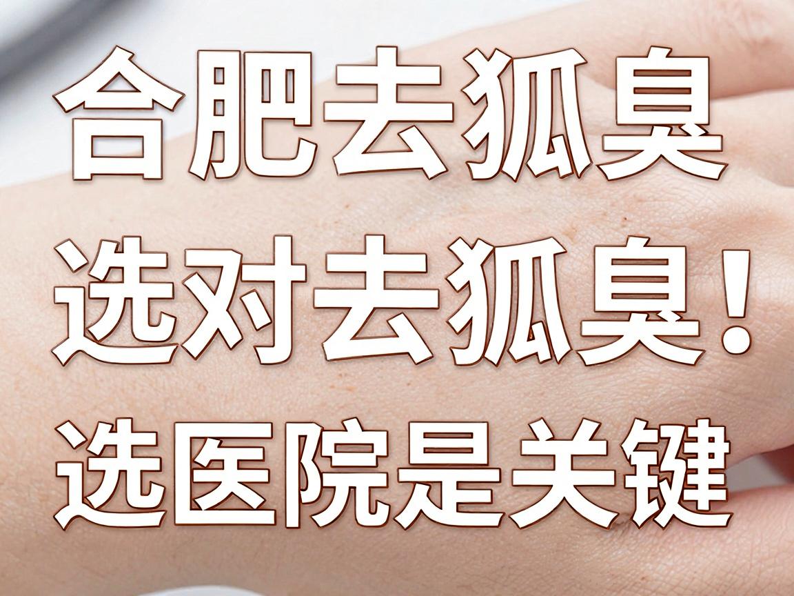 合肥去狐臭,选对医院是关键,合肥去狐臭这些细节别忽略 合肥去狐臭,选对医院是关键,合肥去狐臭这些细节别忽略