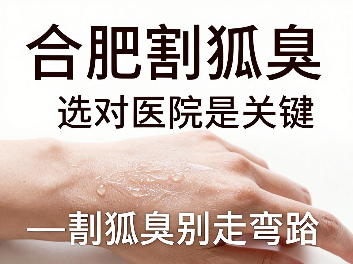 合肥割狐臭，选对医院是关键—割狐臭别走弯路