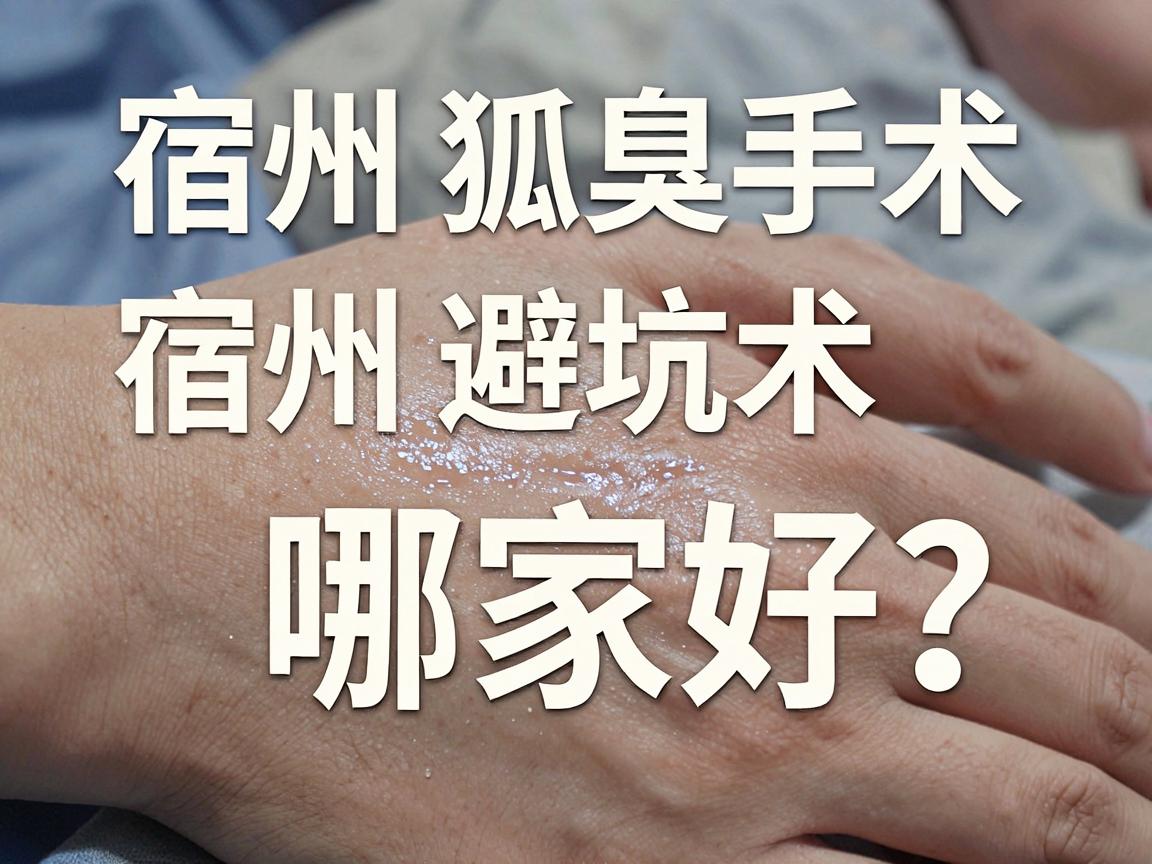 宿州狐臭手术哪家好？一份宿州狐臭手术的详细避坑指南
