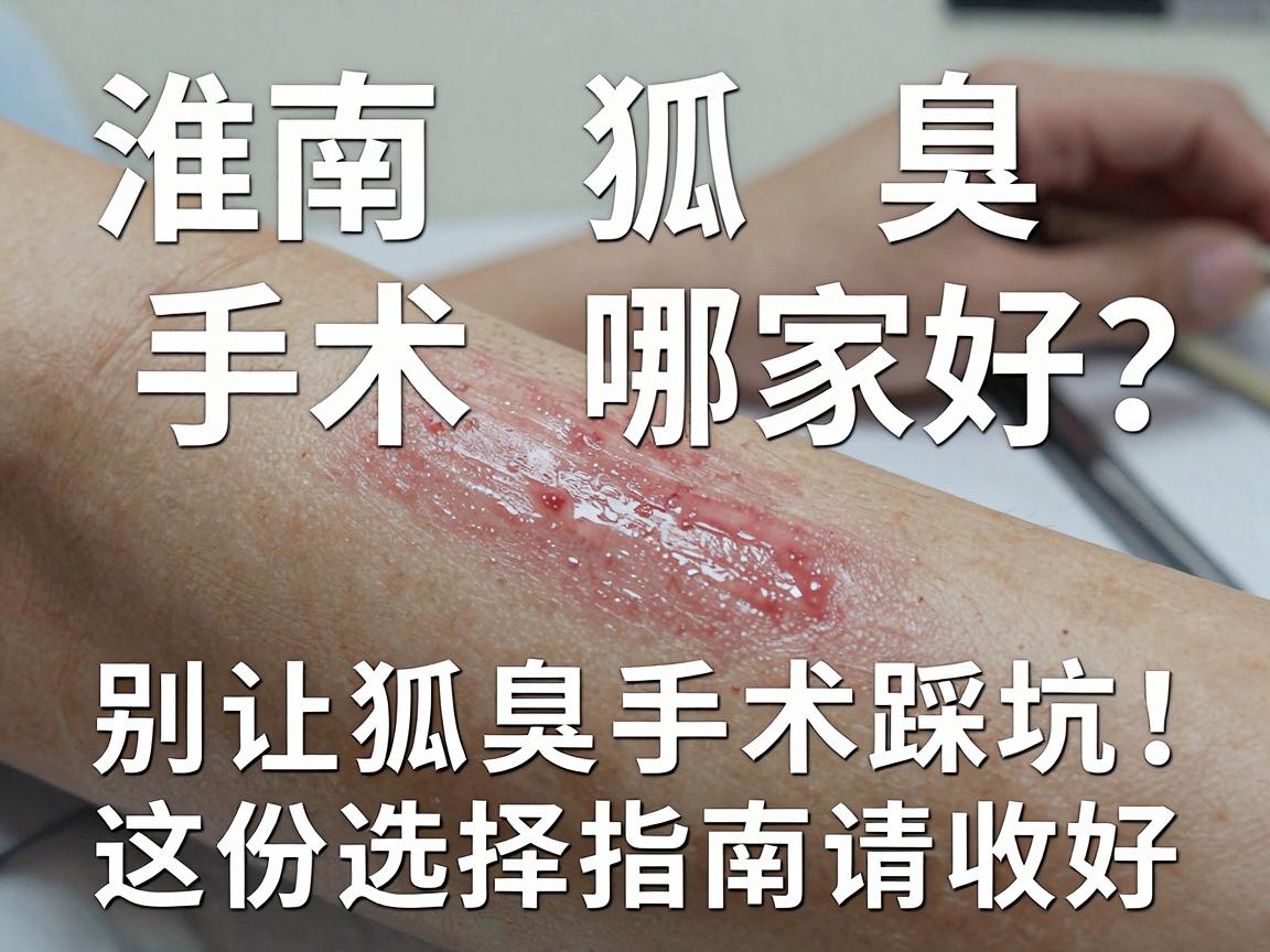 淮南狐臭手术哪家好？别让狐臭手术踩坑，这份选择指南请收好