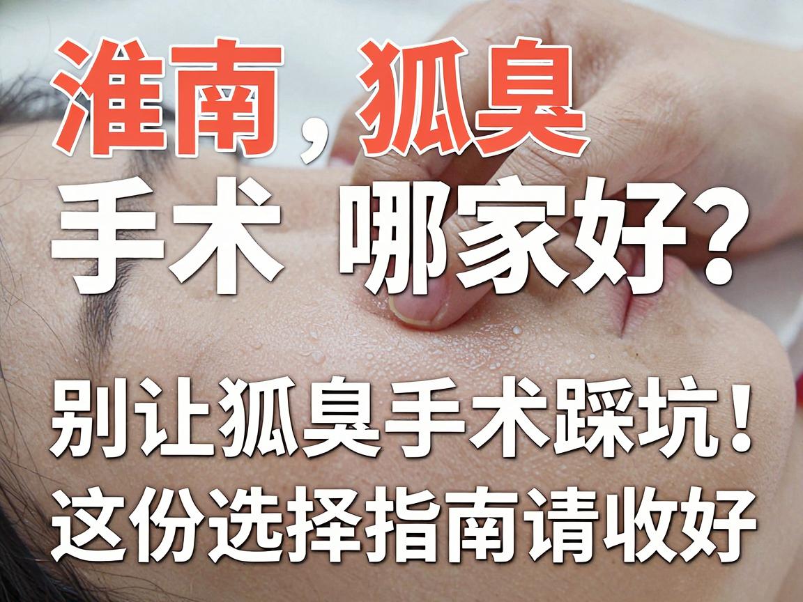 淮南狐臭手术哪家好？别让狐臭手术踩坑，这份选择指南请收好