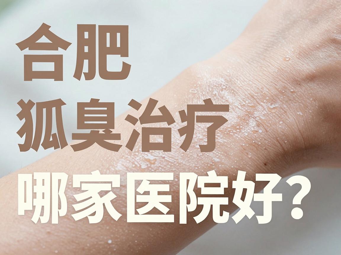 合肥狐臭治疗哪家医院好？专业视角带你避开腋臭误区