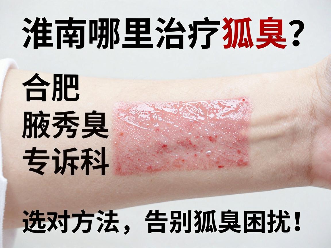 淮南哪里治疗狐臭？合肥腋秀腋臭专科告诉你，选对方法，告别狐臭困扰！