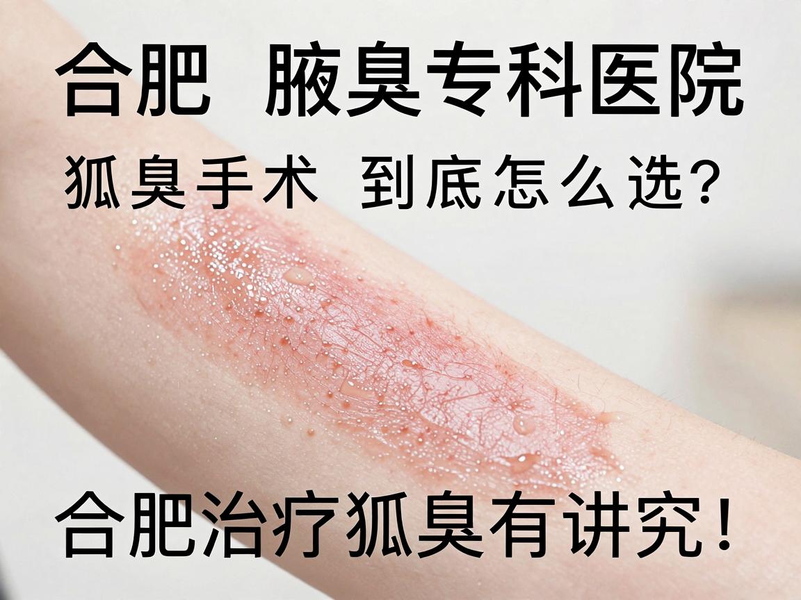 合肥腋秀腋臭专科医院，狐臭手术到底怎么选？合肥治疗狐臭有讲究！