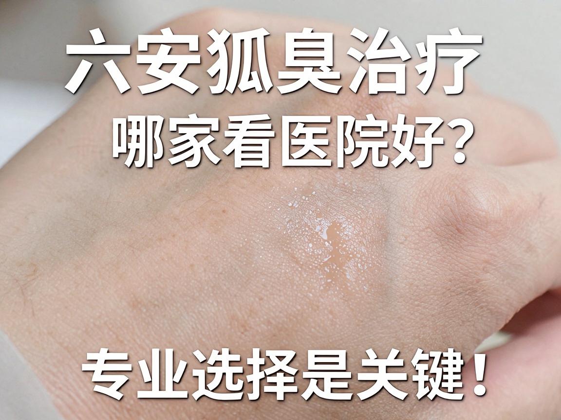 六安看狐臭，哪家医院好？六安狐臭治疗，专业选择是关键！